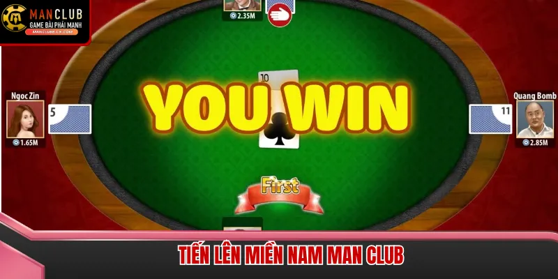 Giao diện Tiến lên miền Nam Man Club sắc nét, mang lại cảm giác chân thực như ngồi tại sòng bài